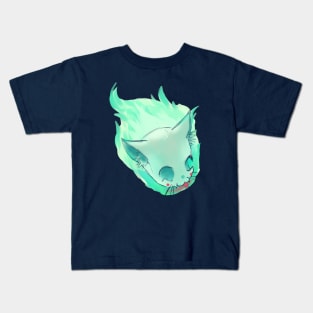 Wisp - ghost cat Kids T-Shirt